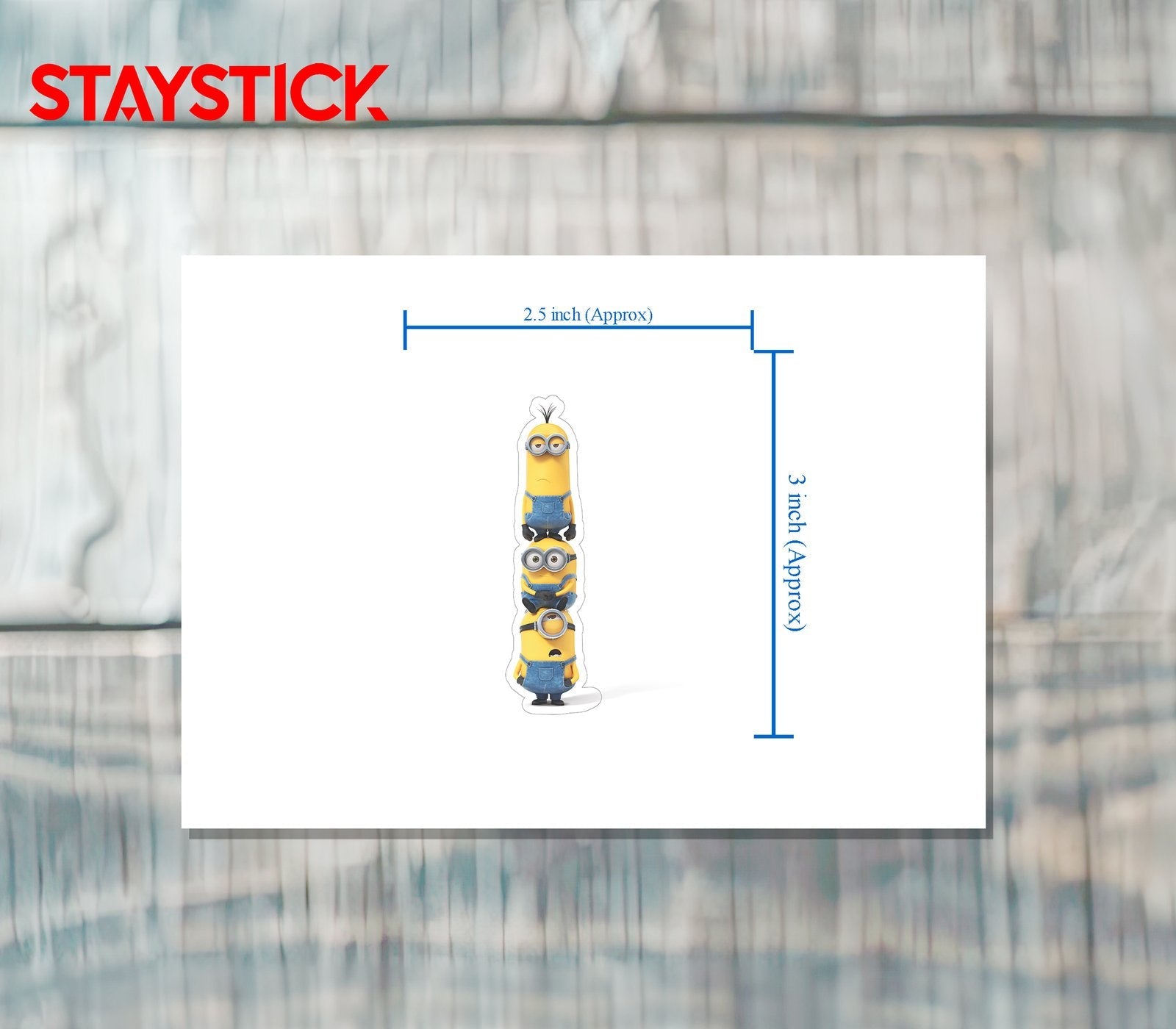 Surprised Patrick Star Sticker 3D Premium Sticker