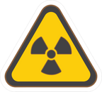 RADIATION WARNING STICKER Premium Vinyl Sticker