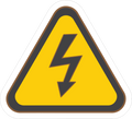 HIGH VOLTAGE WARNING STICKER Premium Vinyl Sticker