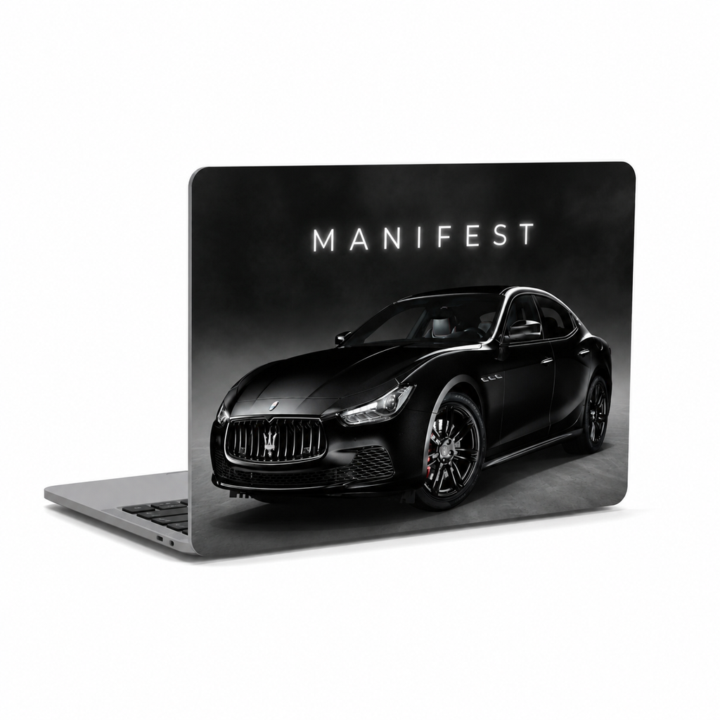 Maserati Quattroporte Manifest Laptop Skin