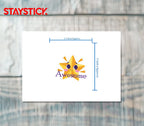 Awesome Star Face Sticker Premium Vinyl Sticker