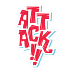 ATTACK STICKER Premium Vinyl Sticker