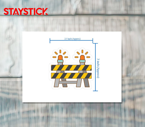 BARRICADE STICKER Premium Vinyl Sticker