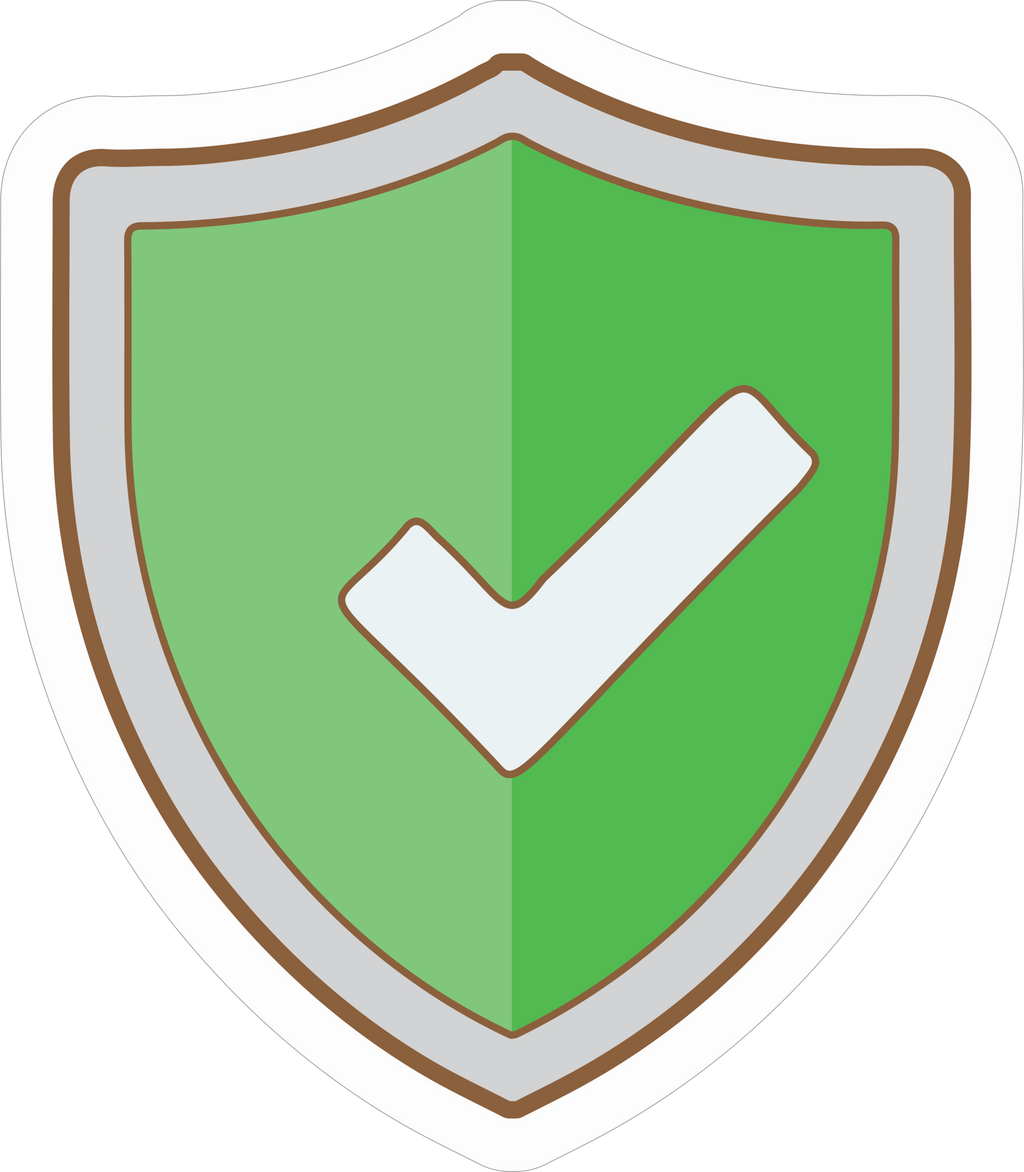 GREEN SHIELD STICKER Premium Vinyl Sticker