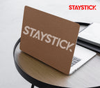 MEDIUM WARM BROWN TONE COLOR LAPTOP STICKER