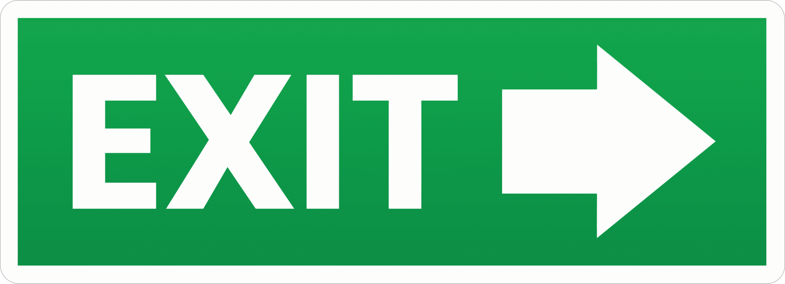EXIT STICKER Premium Vinyl Sticker