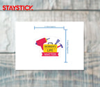 WORKER LIFE STICKER Premium Vinyl Sticker