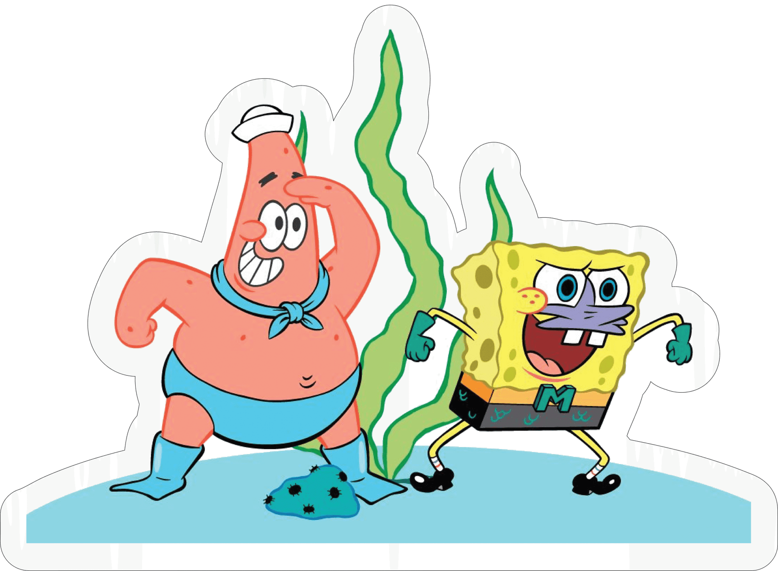 SpongeBob & Patrick Sticker Premium Vinyl Sticker