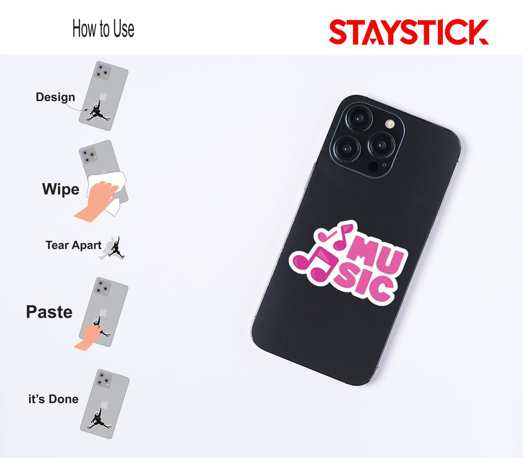 MUSIC STICKER Premium Vinyl Sticker