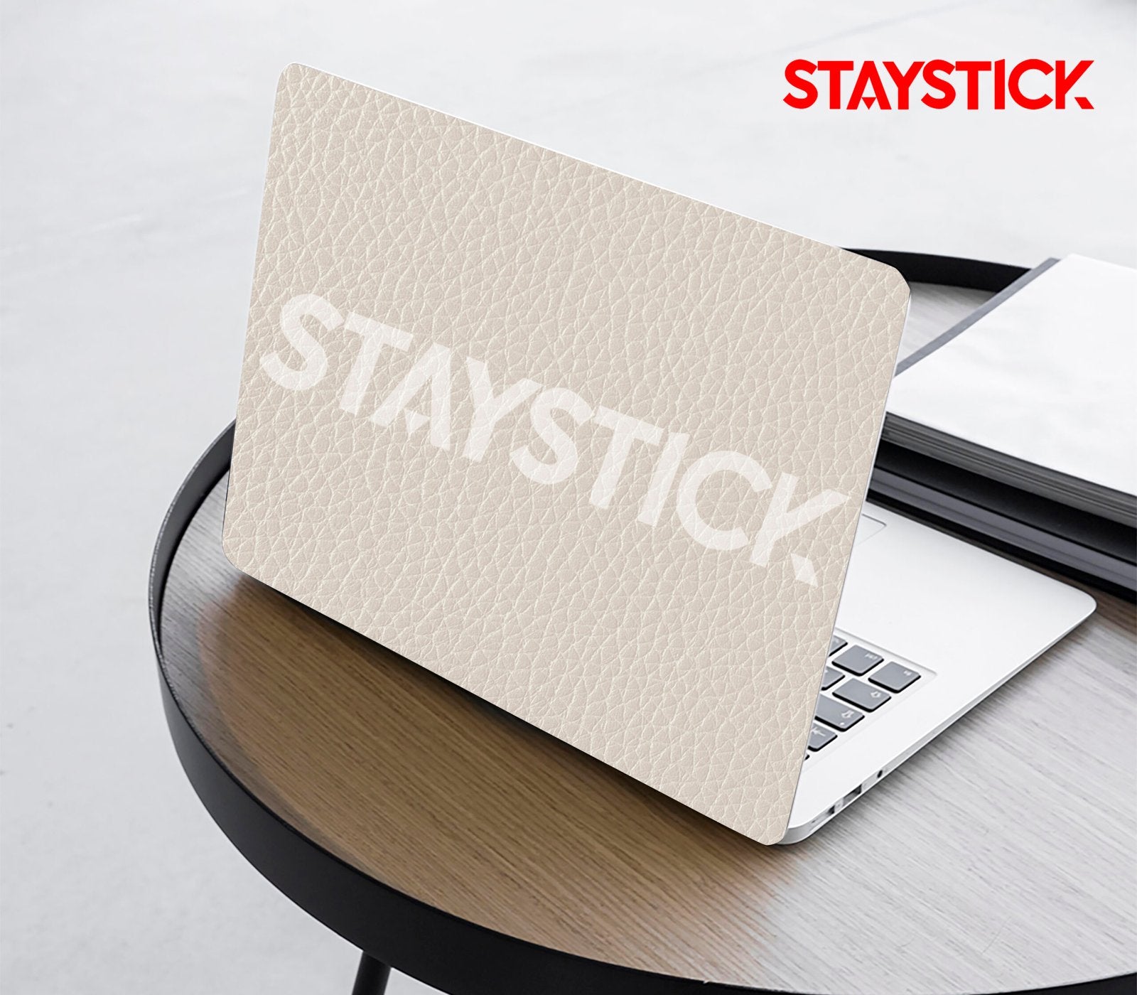 LIGHT BEIGE TONE COLOR LAPTOP STICKER