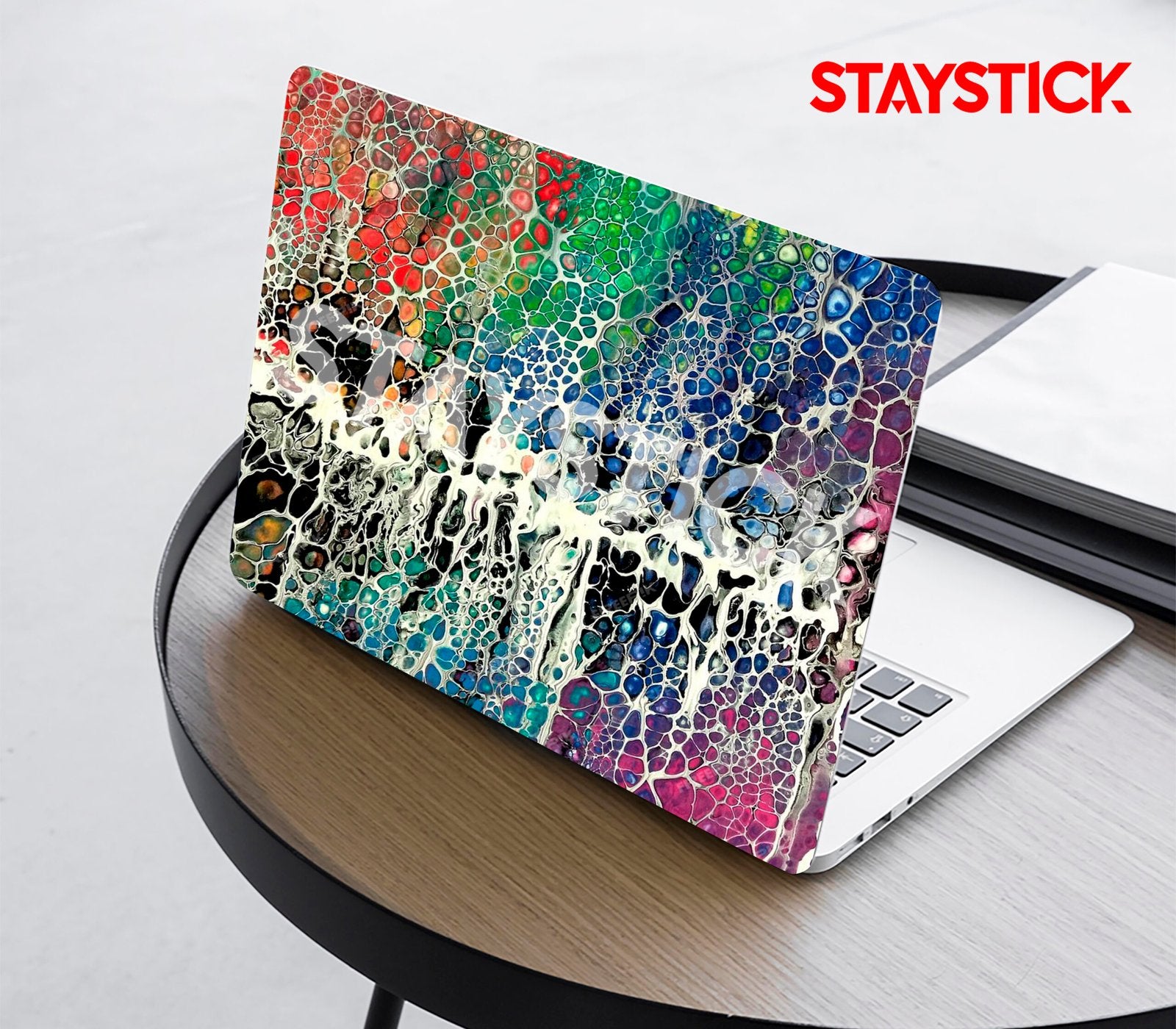 MULTI COCOR DESIGNED LAPTOP STICKER