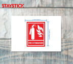 FIRE EXTINGUISHER STICKER Safety Sticker