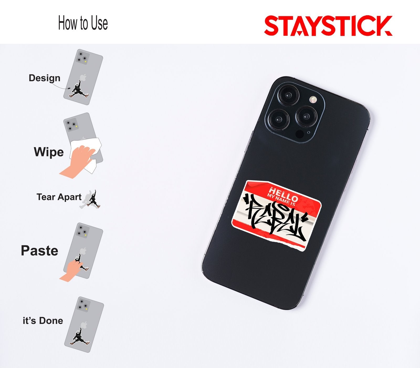 TAG STICKER Metalized Sticker