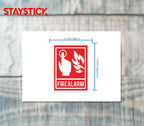 FIRE ALARM STICKER Premium Vinyl Sticker