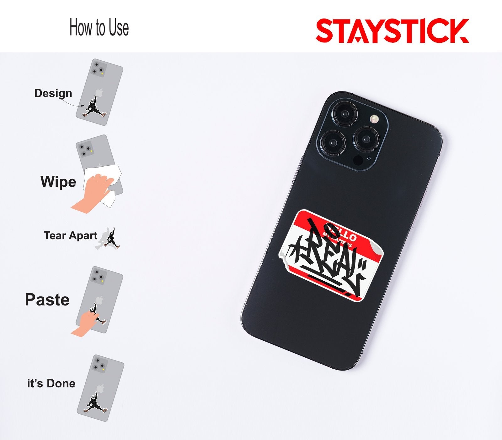 TAG STICKER Metalized Sticker