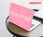 PINK COLOR DESIGNED LAPTOP STICKER