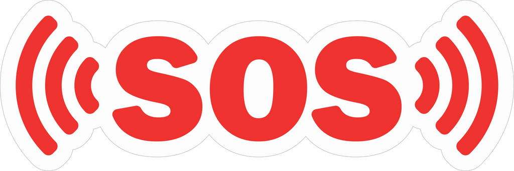 SOS STICKER Safety Sticker
