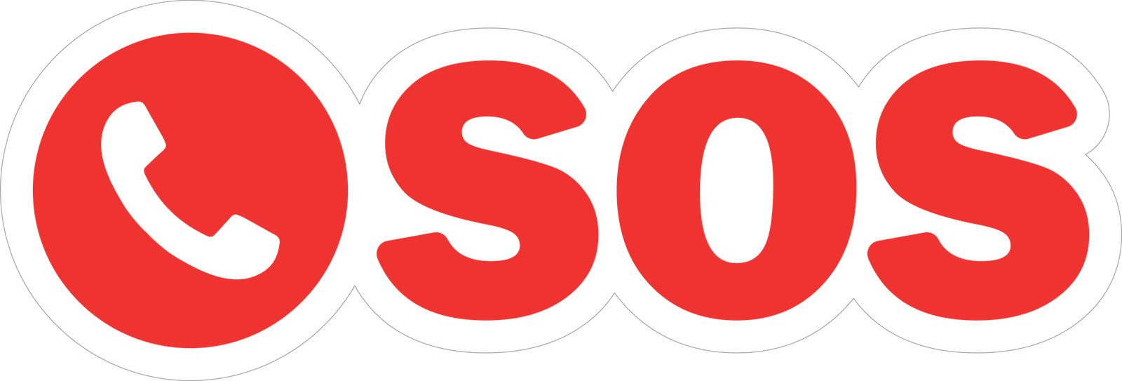 SOS CALL SIGN STICKER Premium Vinyl Sticker
