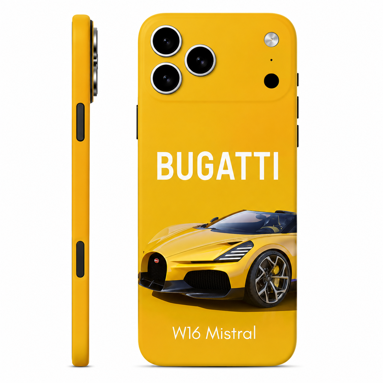 Bugatti W16 Mistral Mobile Skin - Yellow