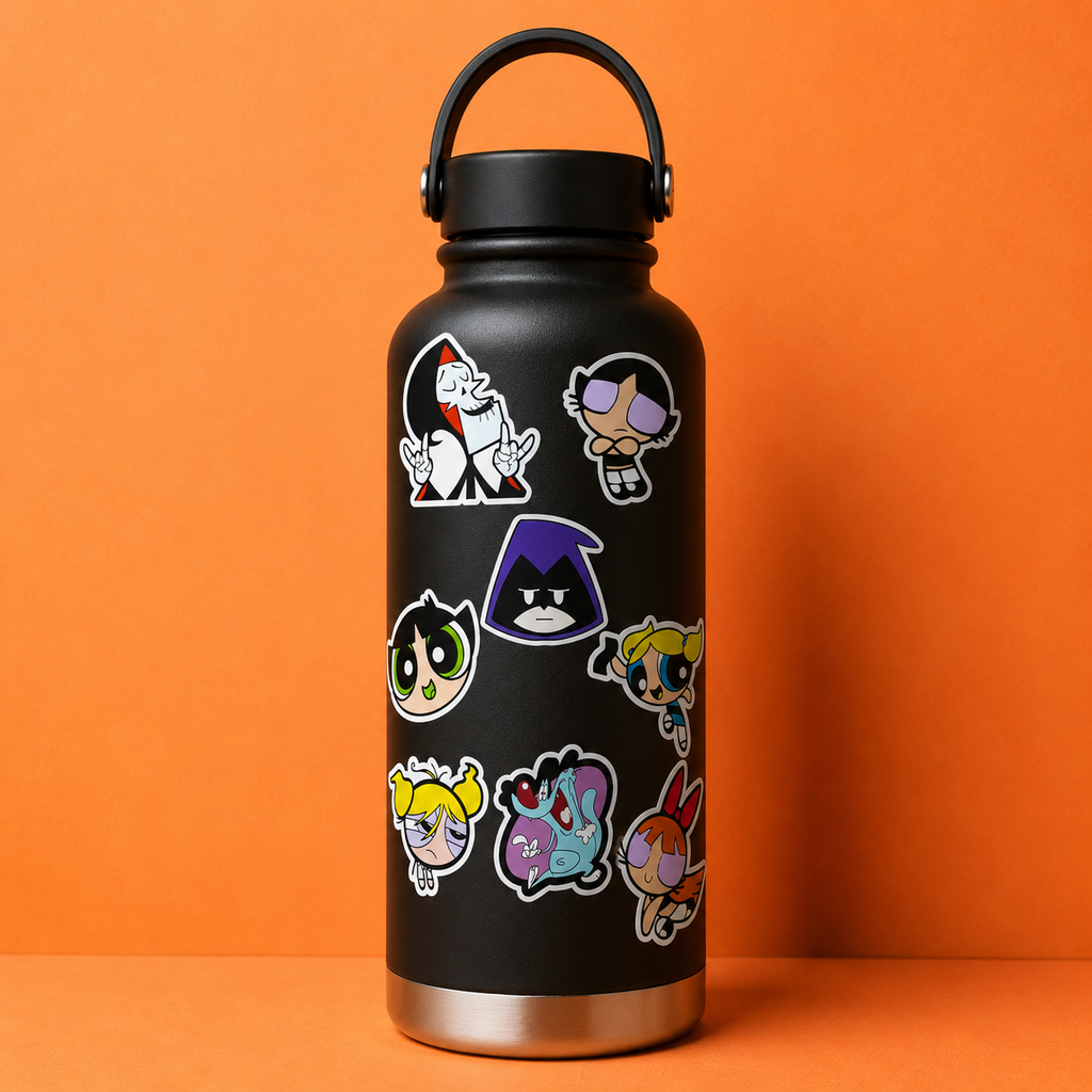 Powerpuff Girls Mini Sticker Sheet (8 Vinyl Stickers)