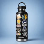 Gamer & Achievement Mini Sticker Sheet (7 Vinyl Stickers)