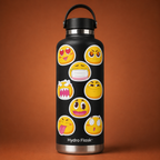 Funny Emoji Reactions Mini Sticker Sheet 2