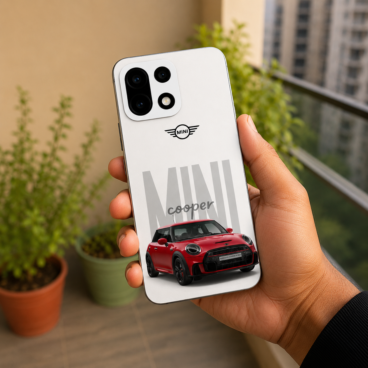MINI Cooper Mobile Skin - Red