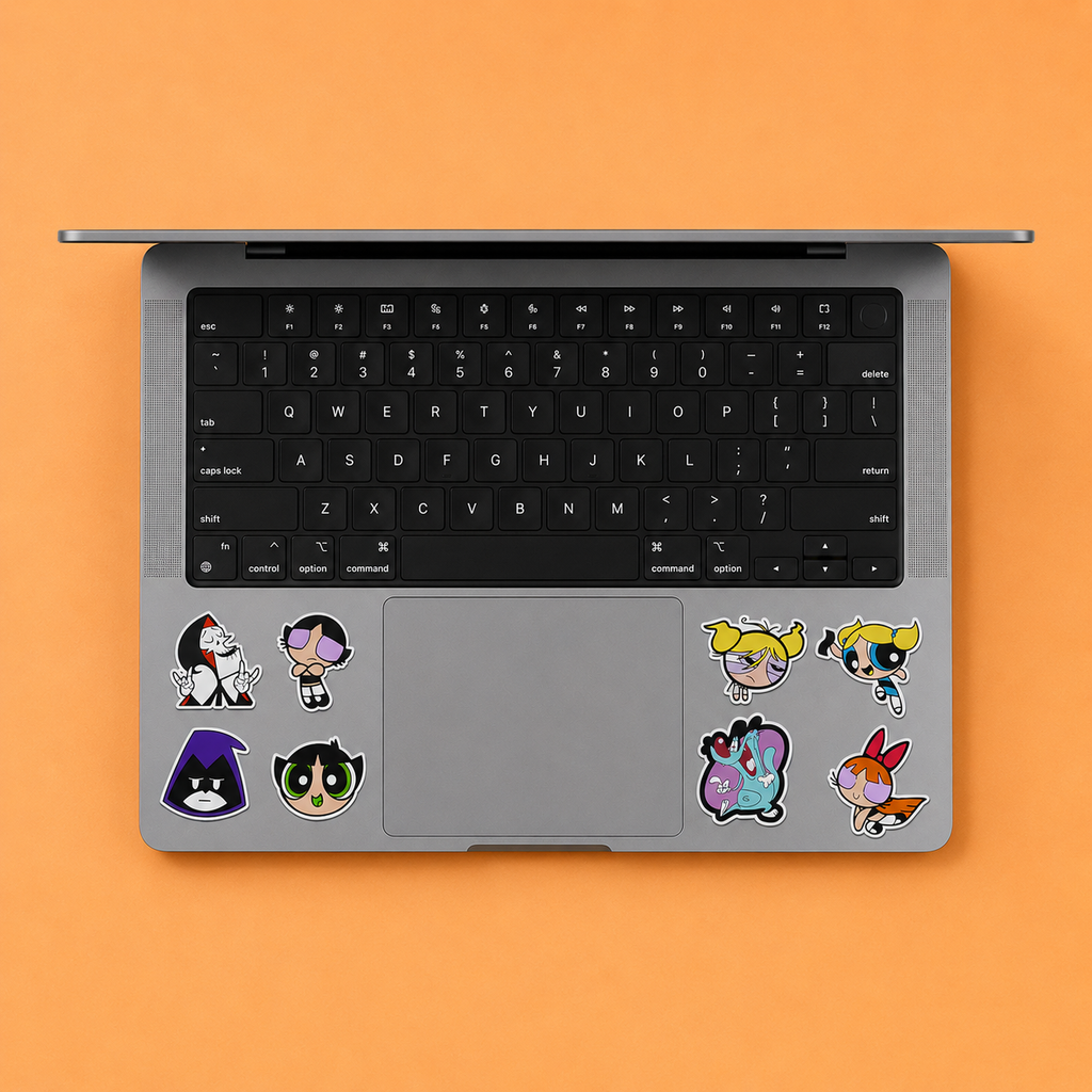 Powerpuff Girls Mini Sticker Sheet (8 Vinyl Stickers)