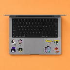 Powerpuff Girls Mini Sticker Sheet (8 Vinyl Stickers)