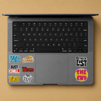 Good Vibes Typography Mini Sticker Sheet (7 Vinyl Stickers)