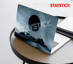 Black Moon laptop skin sticker