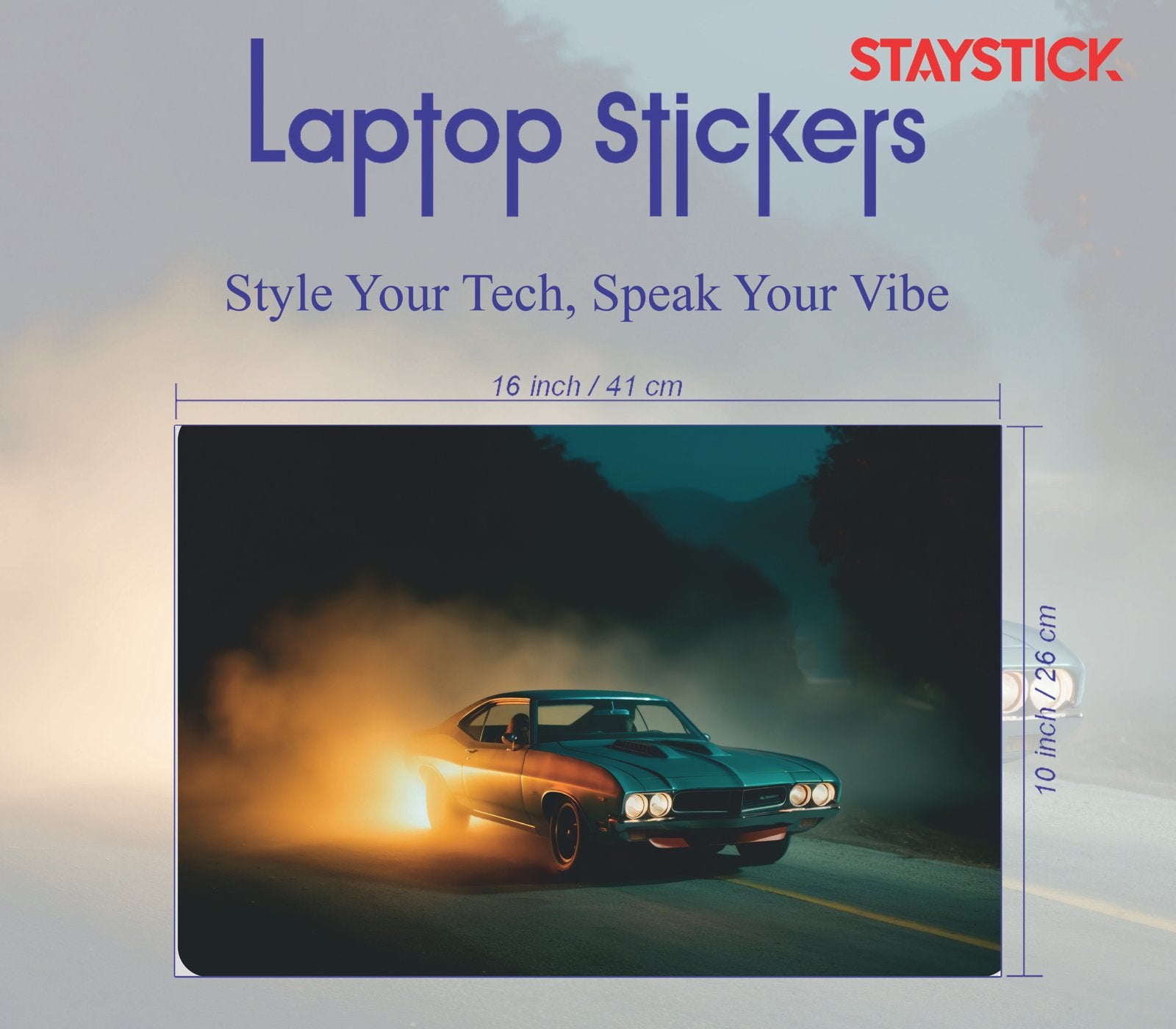 CAR 3 Laptop Skin