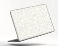WHITE GRAPHICAL  LAPTOP STICKER