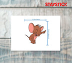 JERRY CARTOON STICKER Premium Vinyl Sticker