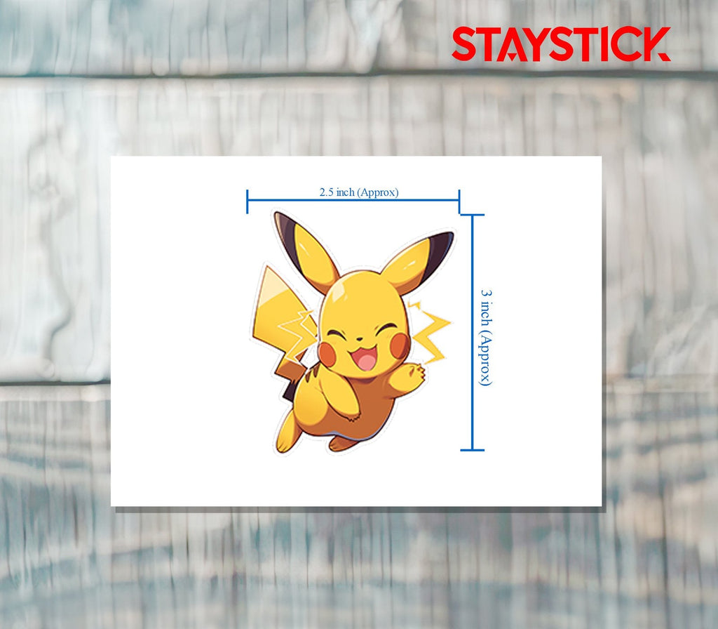 PIKACHU STICKER Premium Vinyl Sticker