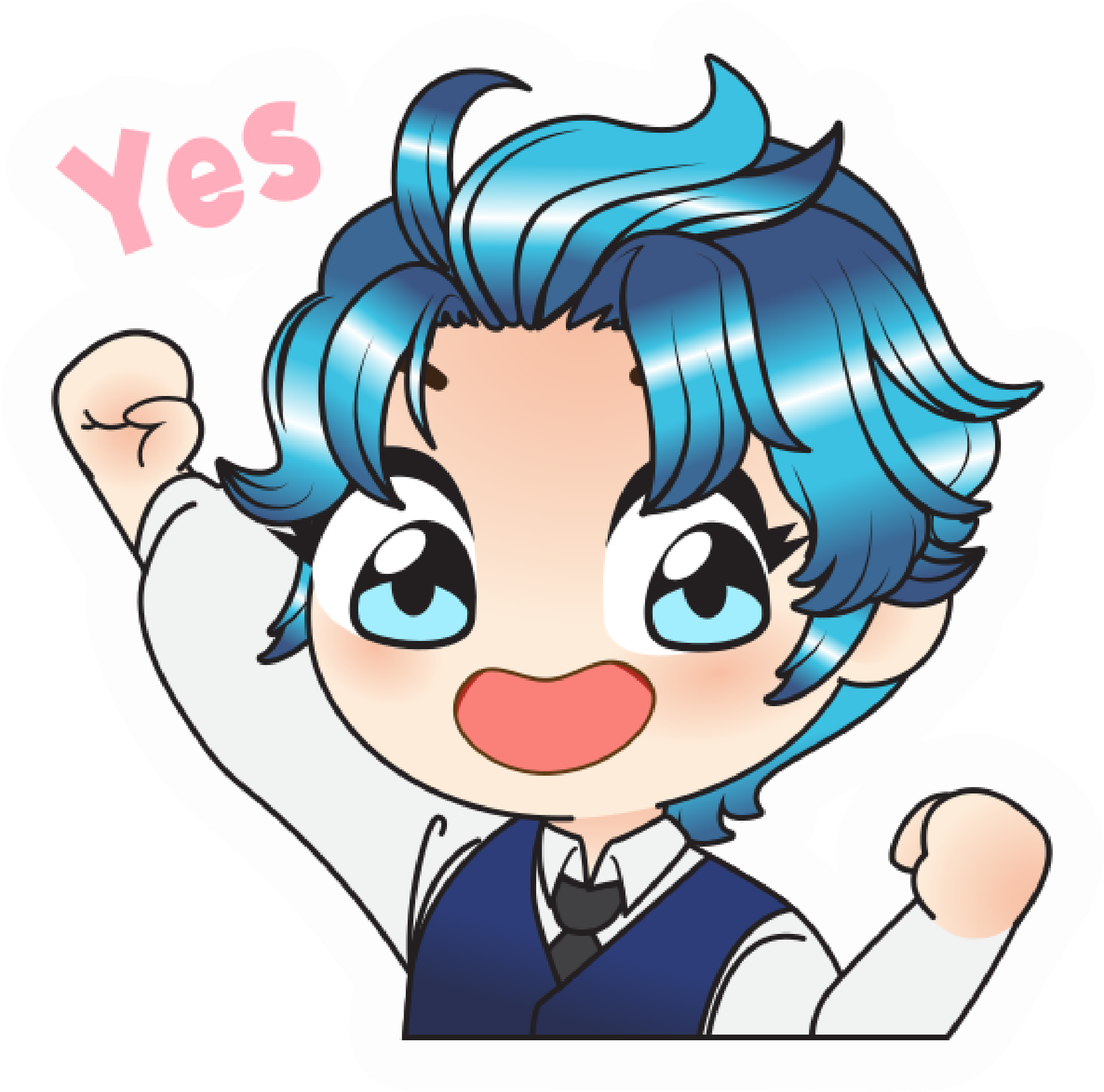 ANIME 4 STICKER Premium Vinyl Sticker
