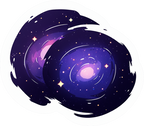GALAXY STICKER Premium Vinyl Sticker