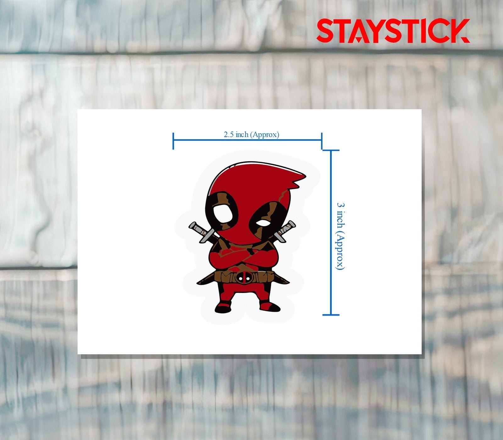 SPIDERMAN CARTOON STICKER Premium Vinyl Sticker
