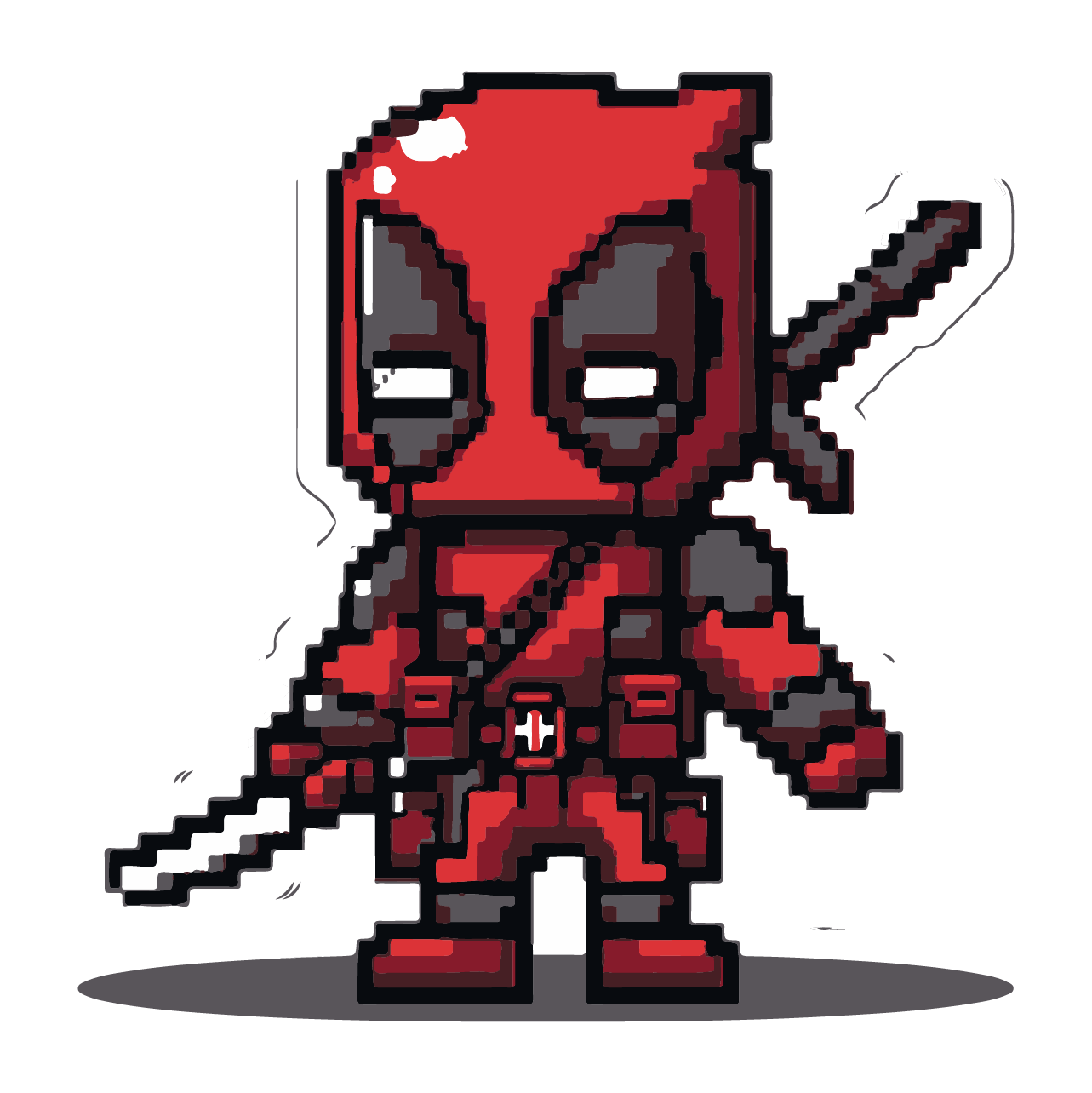 SPIDERMAN CARTOON 2 STICKER Premium Vinyl Sticker