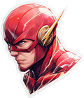 CAPTAIN FACE STICKER Premium Vinyl Sticker