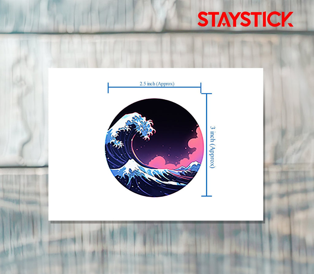WAVE STICKER Premium Vinyl Sticker