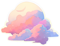 CLOUD STICKER Premium Vinyl Sticker