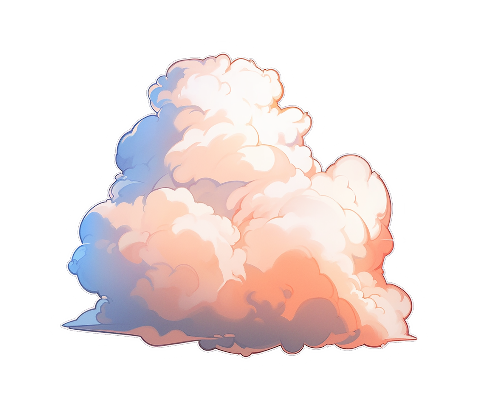 CLOUD 2 STICKER Premium Vinyl Sticker