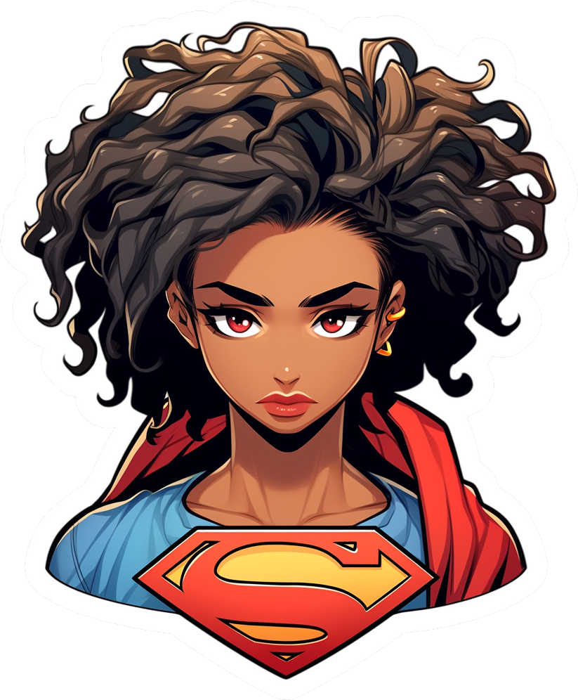 CARTOON FACE STICKER Premium Vinyl Sticker