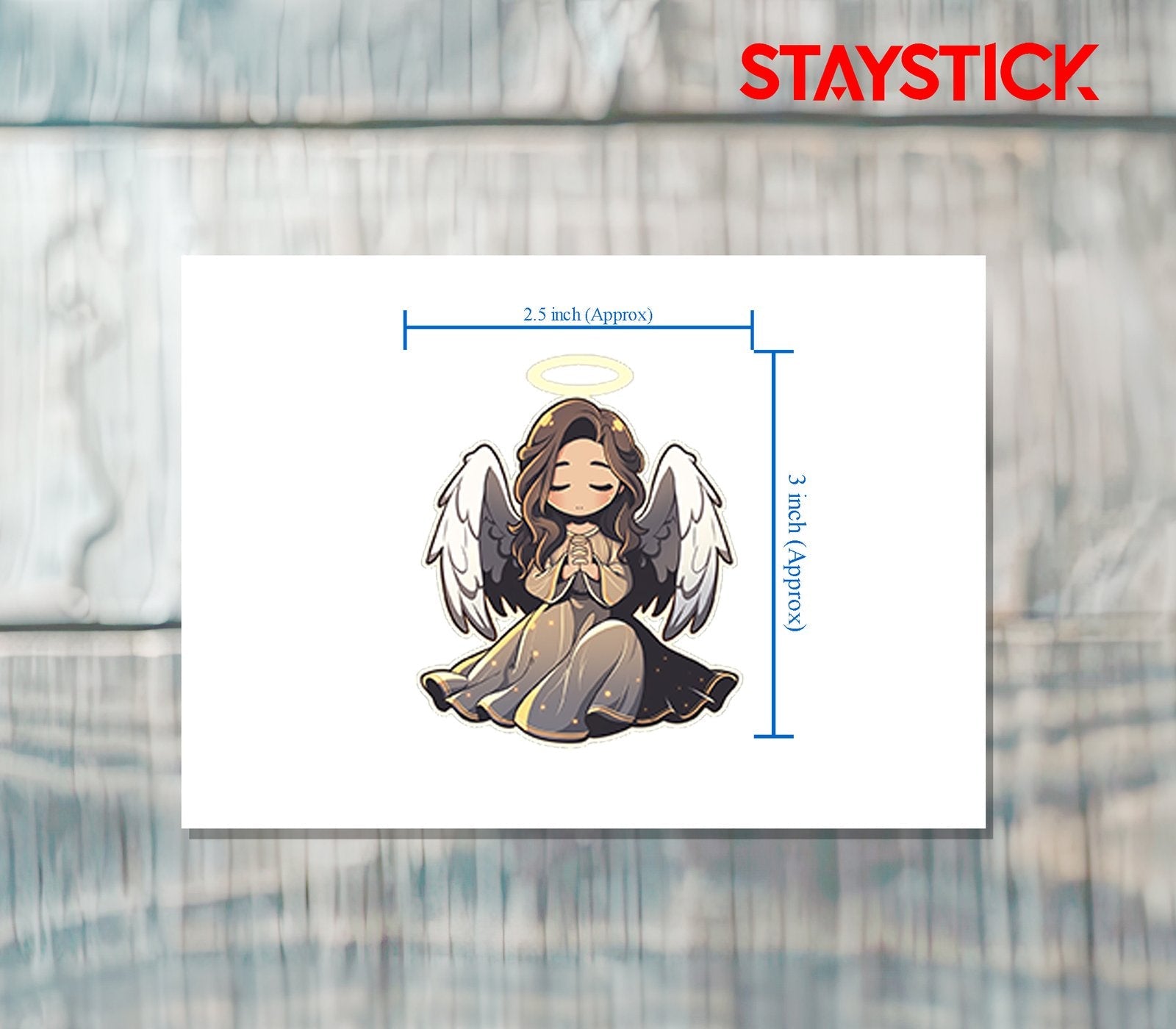 ANGEL STICKER Premium Vinyl Sticker