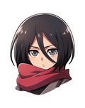 ANIME GIRL STICKER Premium Vinyl Sticker