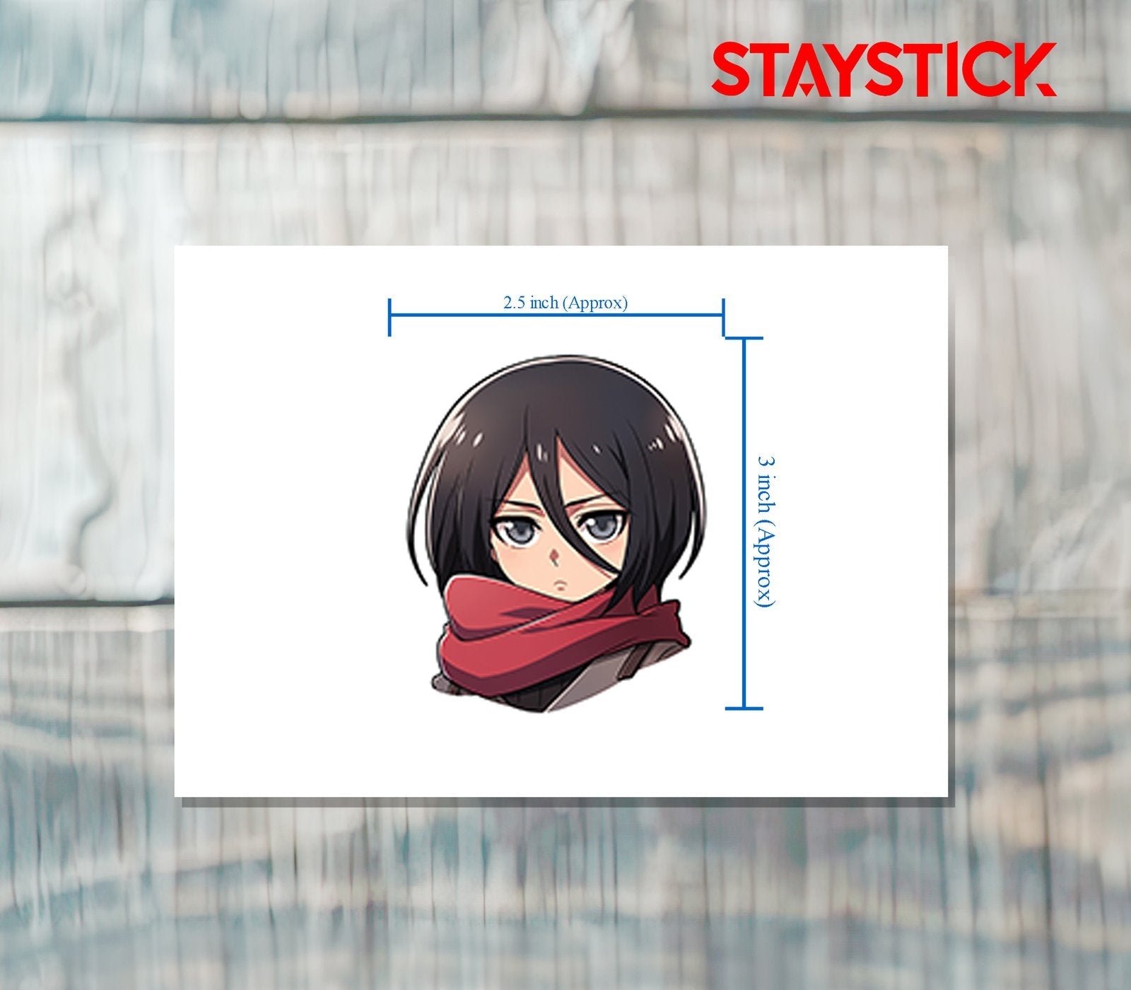 ANIME GIRL STICKER Premium Vinyl Sticker