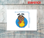 FUNNY CARTOON STICKER Premium Vinyl Sticker