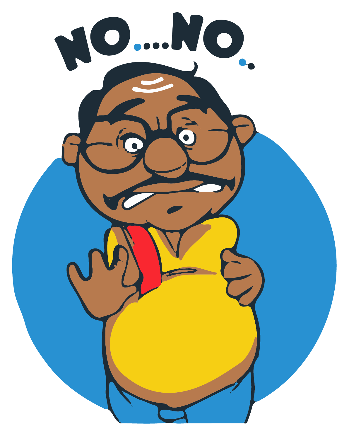 FUNNY CARTOON STICKER Premium Vinyl Sticker