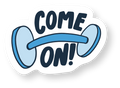 COME ON STICKER Premium Vinyl Sticker